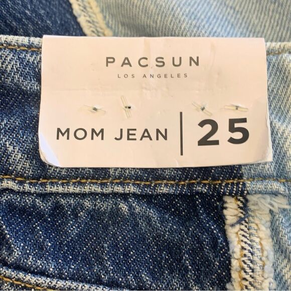PacSun Mom Jeans Cut and Sew Style Size 25 - Picture 7 of 12